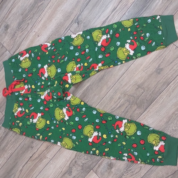 the Grinch Other The Grinch Dr Seuss Christmas Pajama Bottoms Size